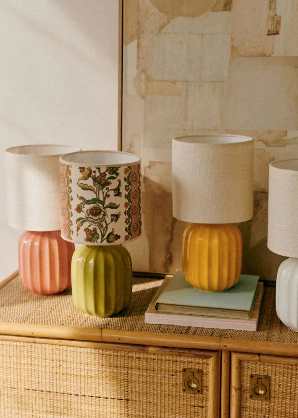 Sezane Lampe Traviata Kleines Modell - Grün Olive< Beleuchtung