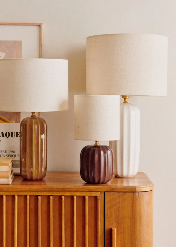 Sezane Lampe Traviata Kleines Modell – Mahagoni< Beleuchtung