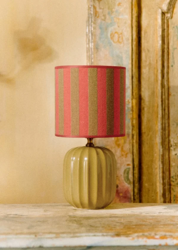 Sezane Lampe Traviata Kleines Modell - Grün Olive< Beleuchtung