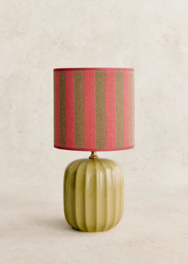 Sezane Lampe Traviata Kleines Modell - Grün Olive< Beleuchtung