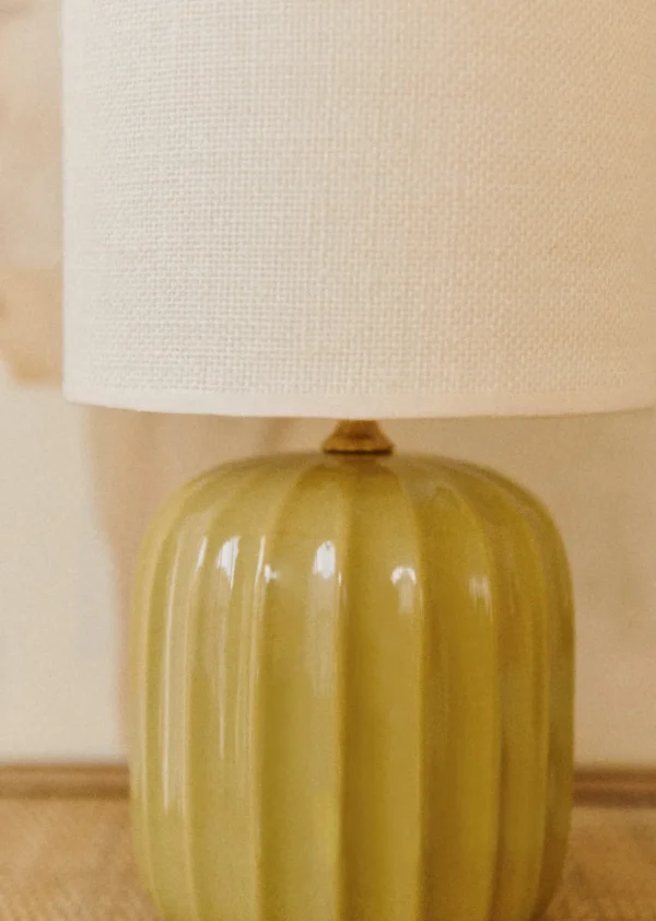 Sezane Lampe Traviata Kleines Modell - Grün Olive< Beleuchtung