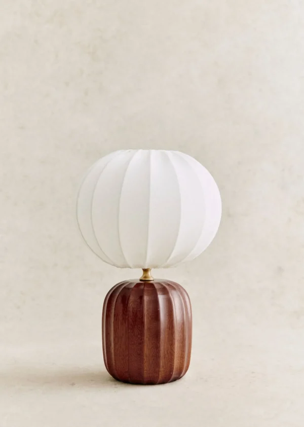 Sezane Lampe Traviata Kleines Modell – Mahagoni< Beleuchtung