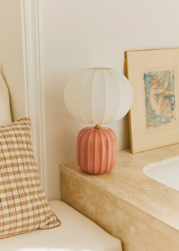 Sezane Lampe Traviata Kleines Modell - Rosa Amalfi< Beleuchtung