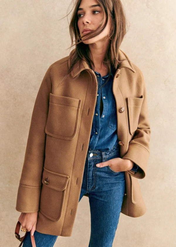 Sezane Mantel Paolo< Jacken & Mäntel