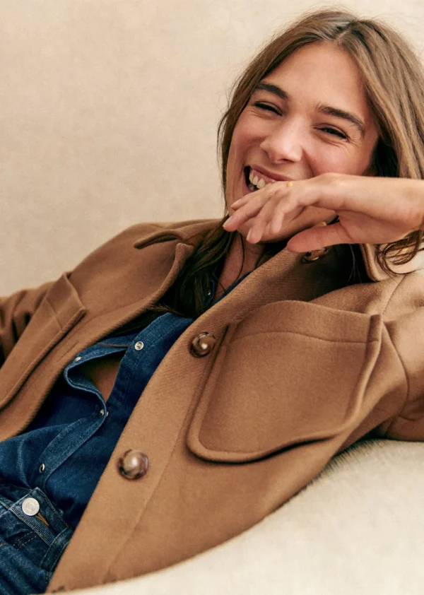 Sezane Mantel Paolo< Jacken & Mäntel