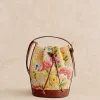 Sezane Mini Bucket Bag Farrow Raphia< Körbe & Clutch | Lederwaren