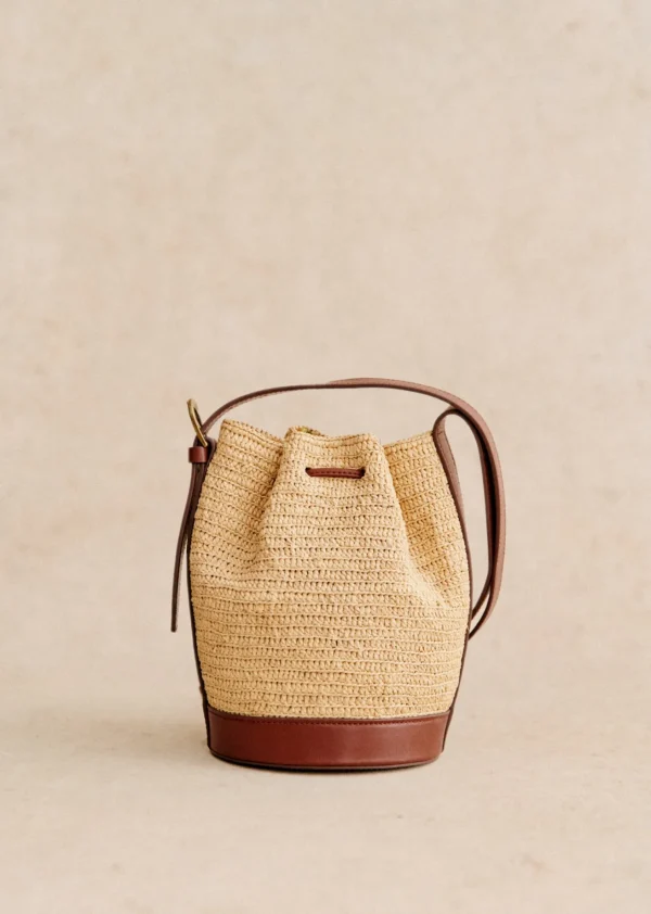 Sezane Mini Bucket Bag Farrow Raphia< Körbe & Clutch | Lederwaren