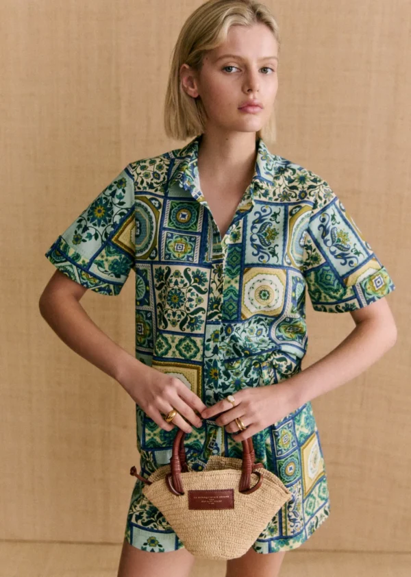 Sezane Minikorb Justine< Körbe & Clutch | Lederwaren