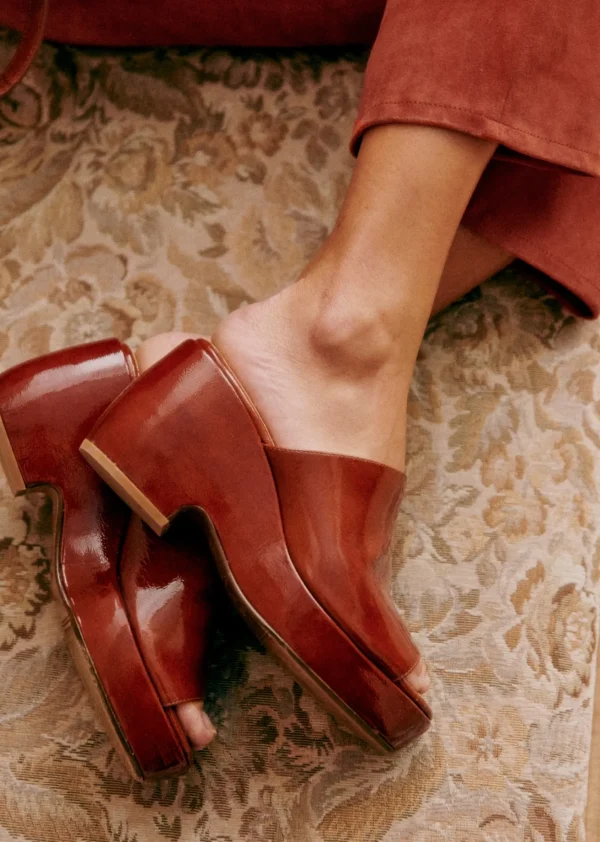 Sezane Mules High Deva< Sandalen