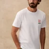 Sezane Pizza Pasta Amore< Gemusterte t-shirts