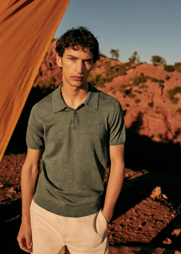 Sezane Polo-Shirt Caio< Polokragen | Kurzärmelige pullover