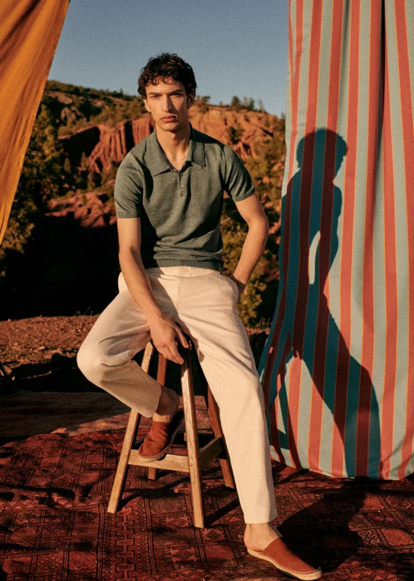 Sezane Polo-Shirt Caio< Polokragen | Kurzärmelige pullover
