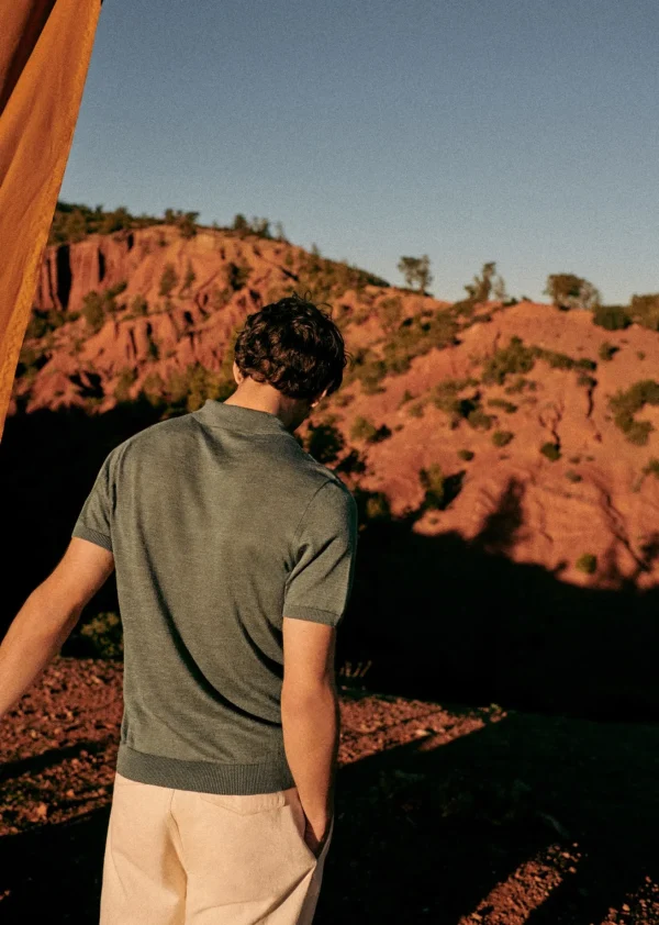 Sezane Polo-Shirt Caio< Polokragen | Kurzärmelige pullover
