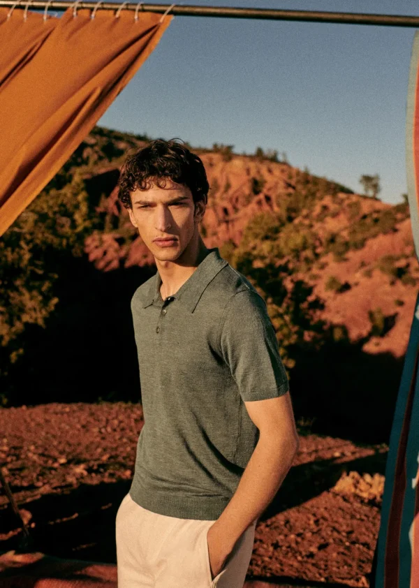 Sezane Polo-Shirt Caio< Polokragen | Kurzärmelige pullover