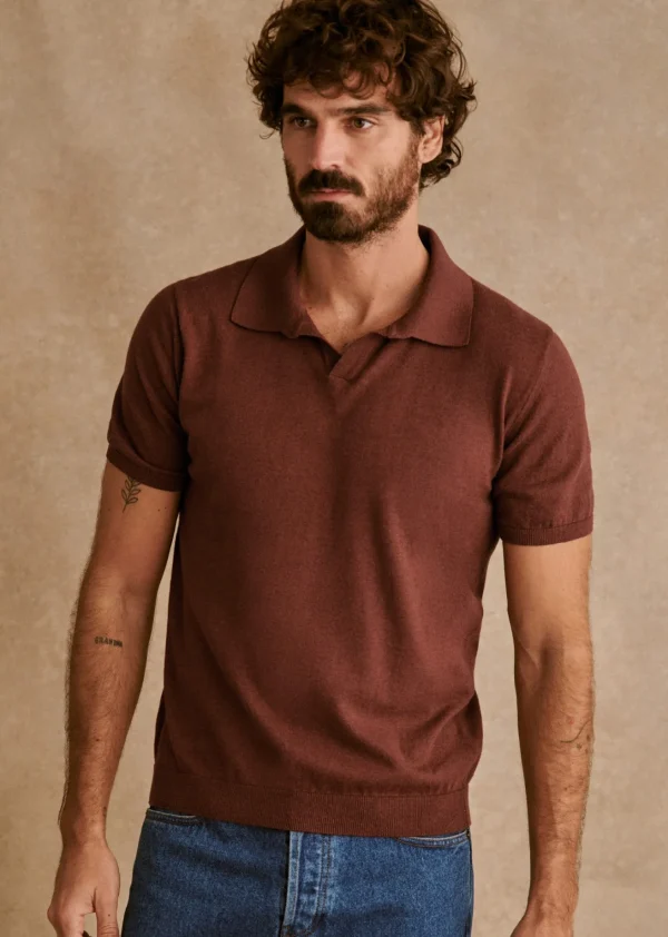Sezane Polo-Shirt Ezio< Kurzärmelige pullover | Polos
