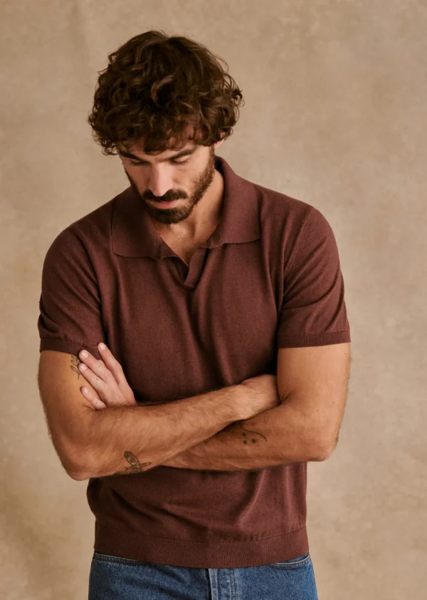 Sezane Polo-Shirt Ezio< Kurzärmelige pullover | Polos