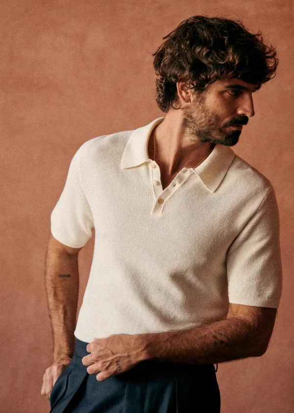Sezane Polo-Shirt Maille Simeone< Polokragen | Kurzärmelige pullover