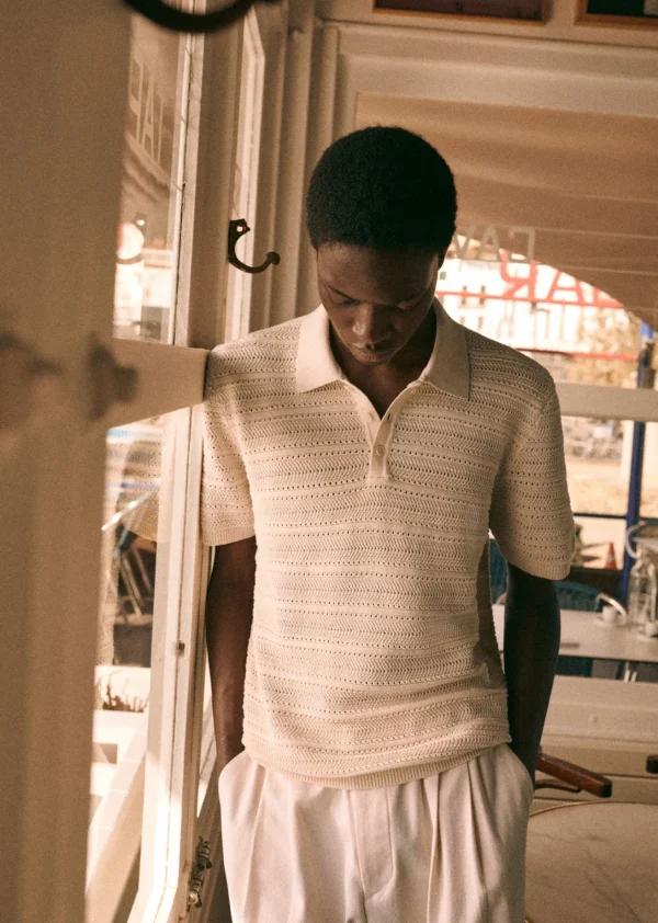Sezane Polo-Shirt Pietro< Strickwaren | Polokragen