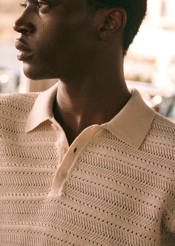 Sezane Polo-Shirt Pietro< Strickwaren | Polokragen