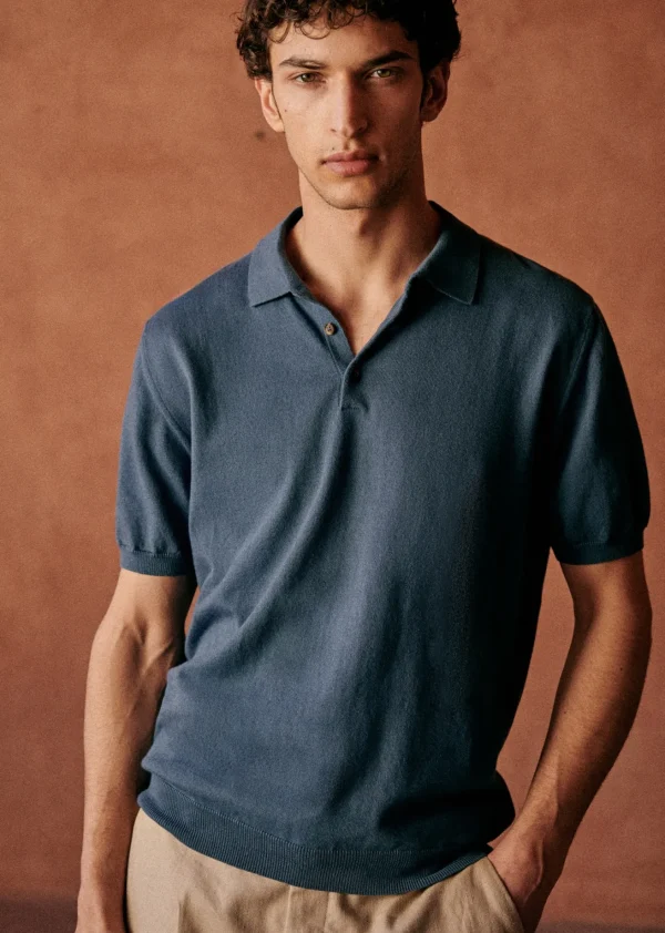 Sezane Polo-Shirt Riviera< Kurzärmelige pullover | Baumwollpullover