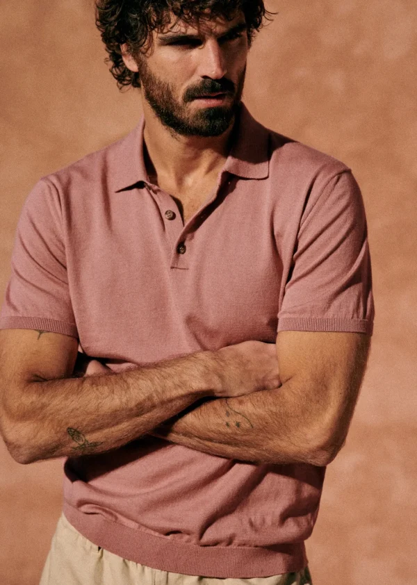 Sezane Polo-Shirt Riviera< Kurzärmelige pullover | Baumwollpullover