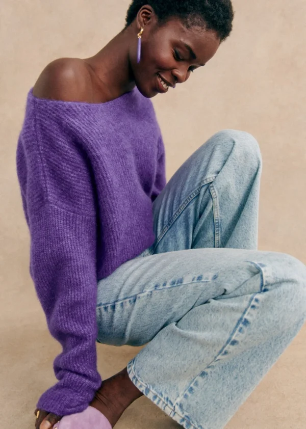 Sezane Pullover Brad< Strickwaren
