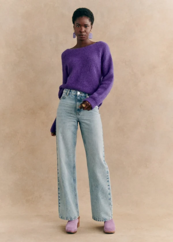 Sezane Pullover Brad< Strickwaren