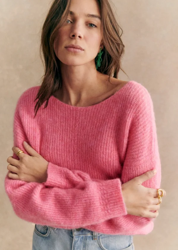 Sezane Pullover Brad< Strickwaren
