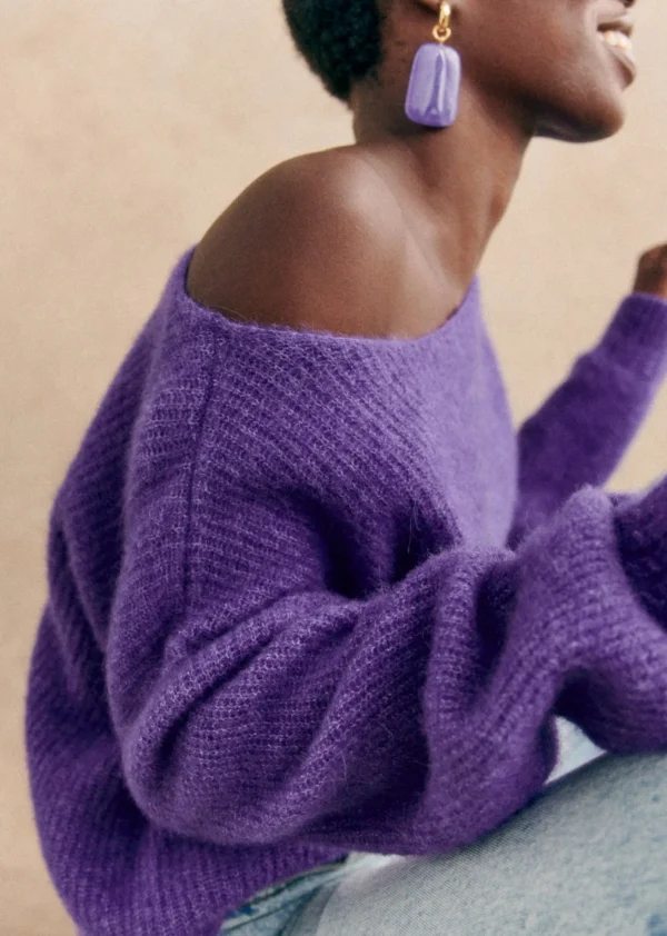 Sezane Pullover Brad< Strickwaren