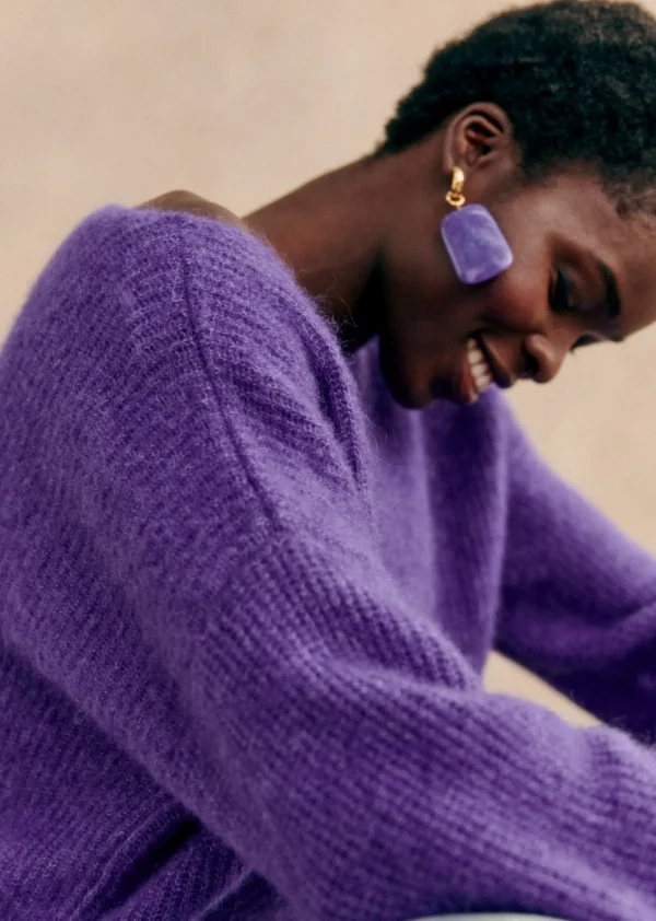 Sezane Pullover Brad< Strickwaren