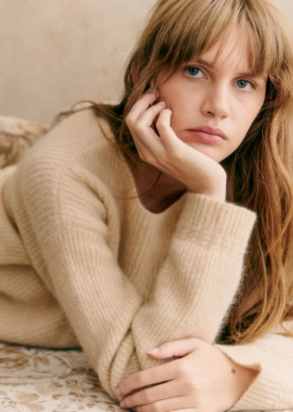 Sezane Pullover Brad< Strickwaren