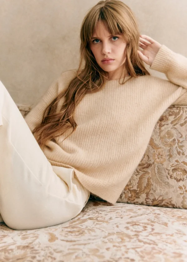 Sezane Pullover Brad< Strickwaren