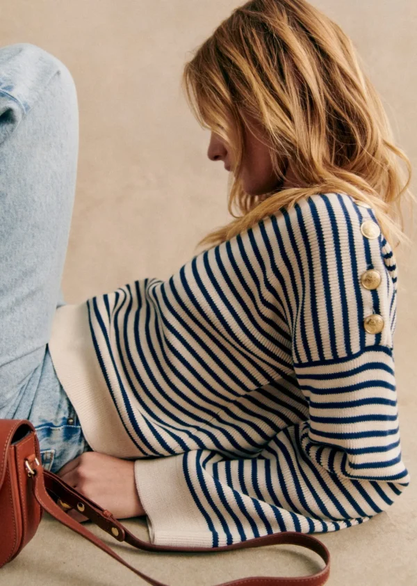 Sezane Pullover Daisy< Strickwaren