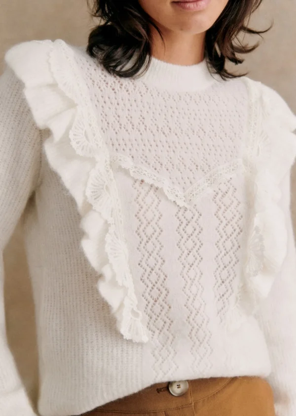 Sezane Pullover Domi< Strickwaren