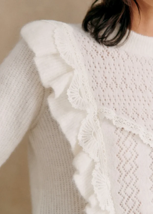 Sezane Pullover Domi< Strickwaren