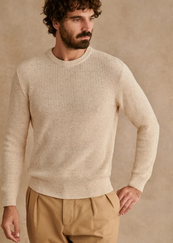 Sezane Pullover Elvan< Rundhals-ausschnitt | Baumwollpullover