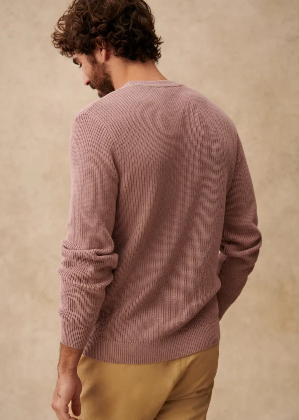 Sezane Pullover Elvan< Rundhals-ausschnitt | Baumwollpullover