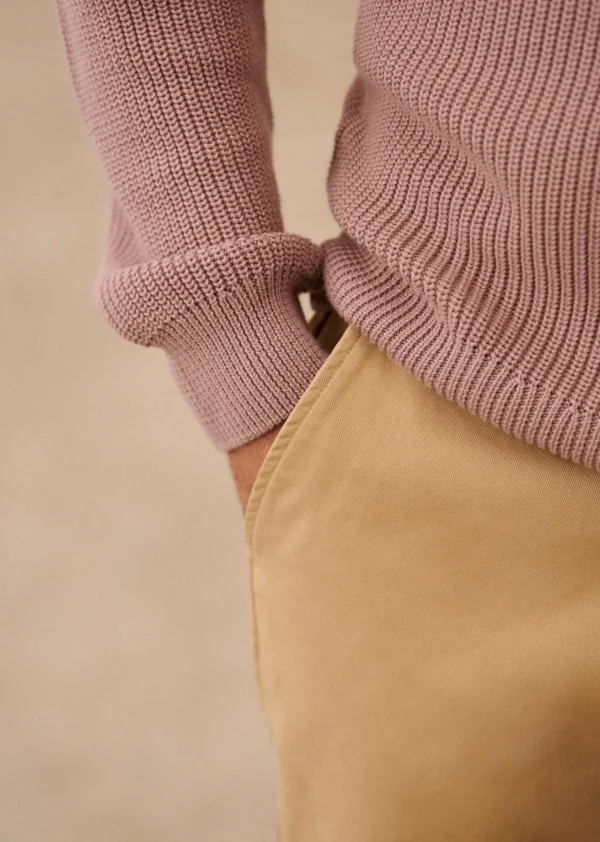 Sezane Pullover Elvan< Rundhals-ausschnitt | Baumwollpullover