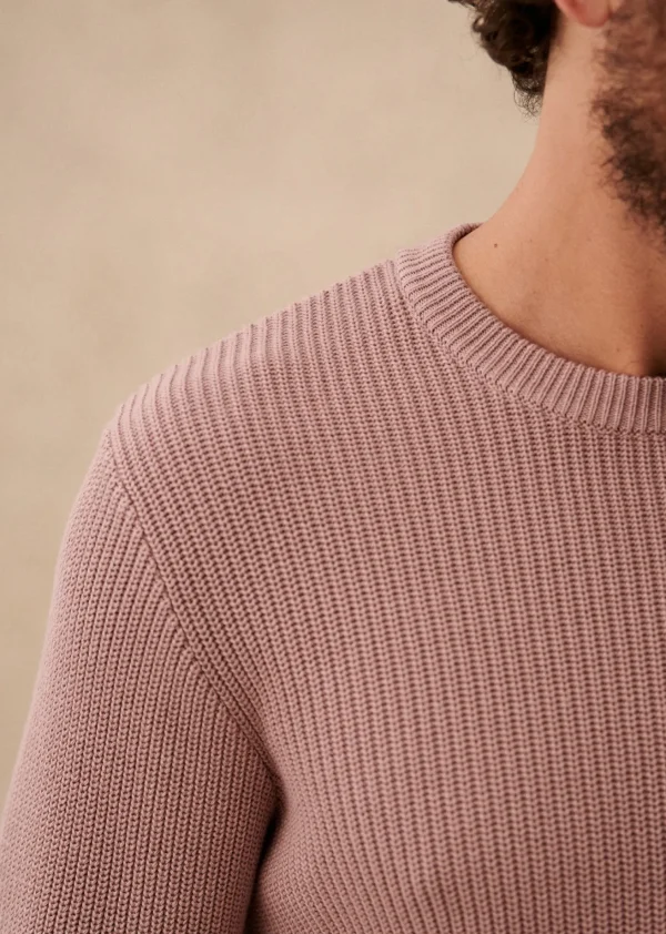 Sezane Pullover Elvan< Rundhals-ausschnitt | Baumwollpullover