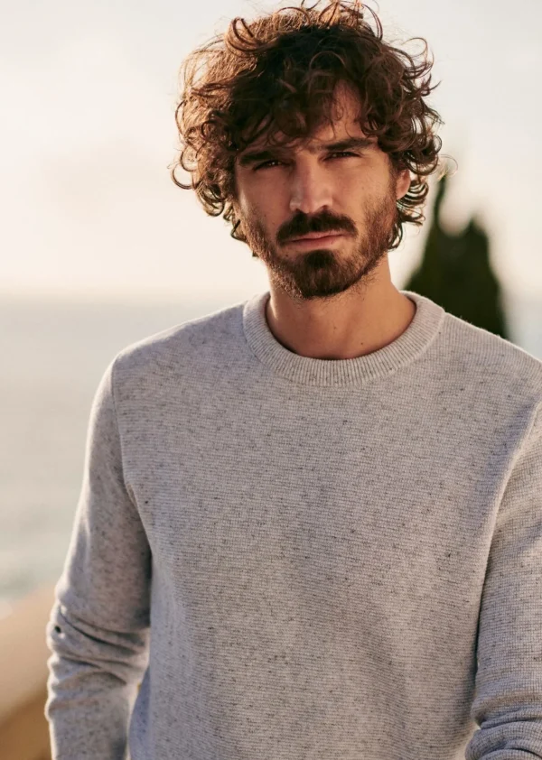 Sezane Pullover Harry< Rundhals-ausschnitt | Baumwollpullover