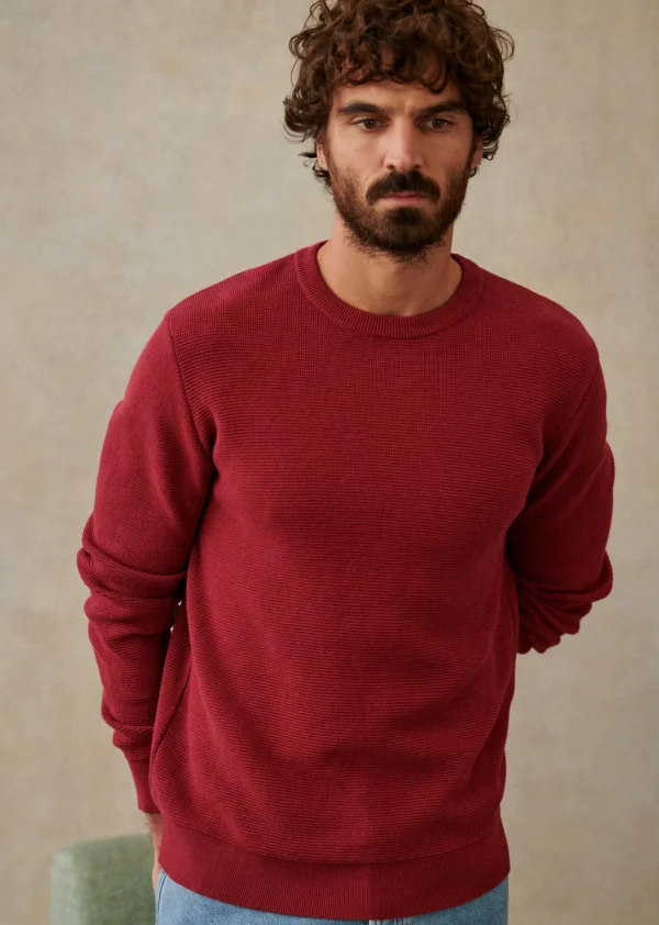 Sezane Pullover Harry< Rundhals-ausschnitt | Baumwollpullover