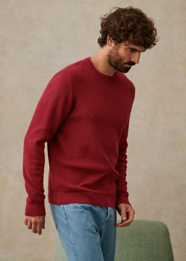 Sezane Pullover Harry< Rundhals-ausschnitt | Baumwollpullover