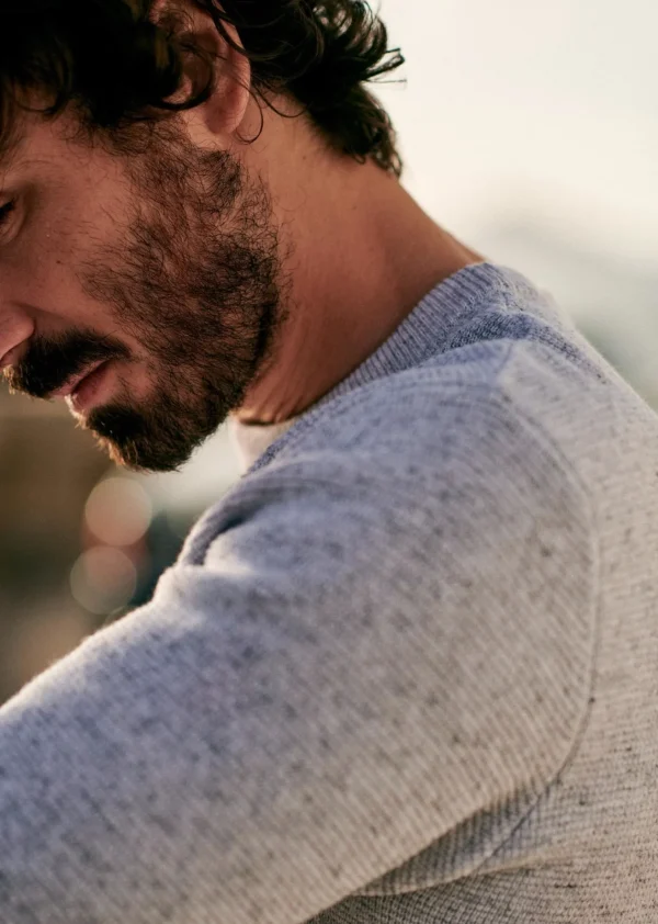 Sezane Pullover Harry< Rundhals-ausschnitt | Baumwollpullover