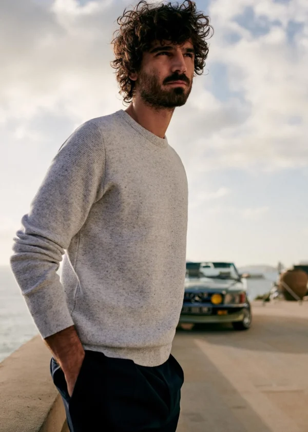 Sezane Pullover Harry< Rundhals-ausschnitt | Baumwollpullover