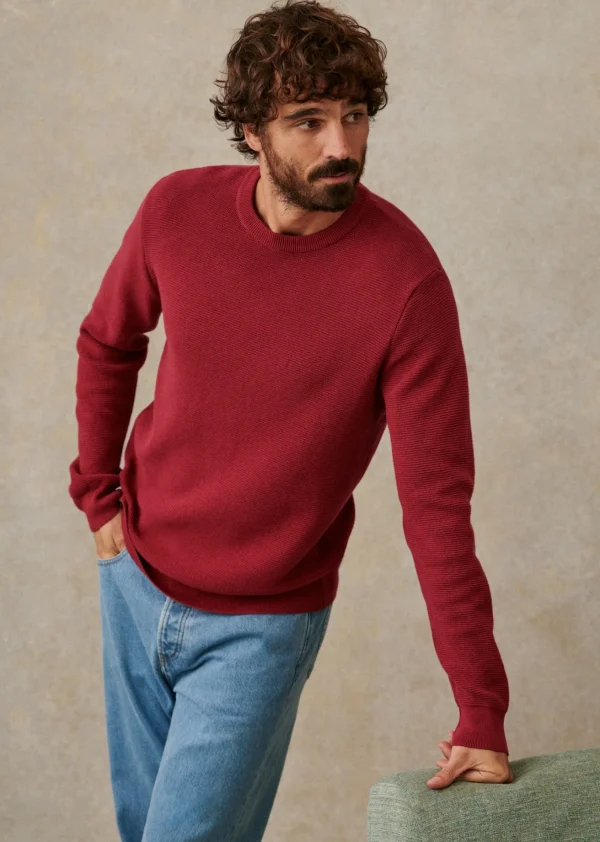 Sezane Pullover Harry< Rundhals-ausschnitt | Baumwollpullover