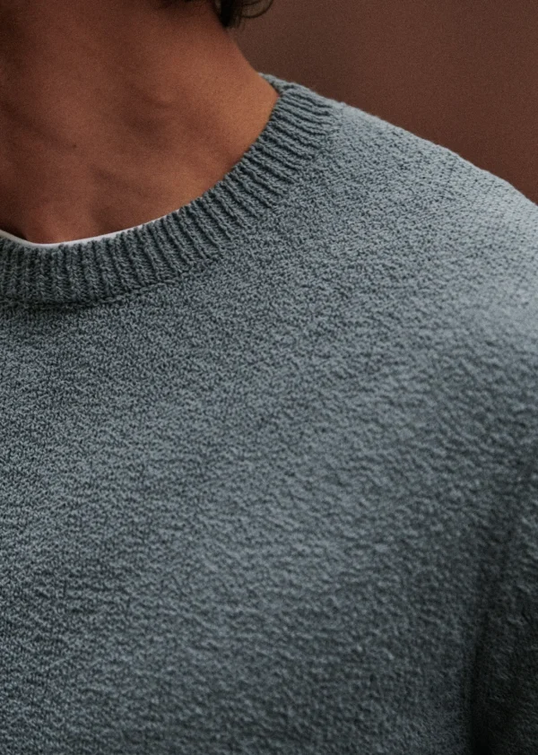 Sezane Pullover Jalen< Rundhals-ausschnitt | Baumwollpullover