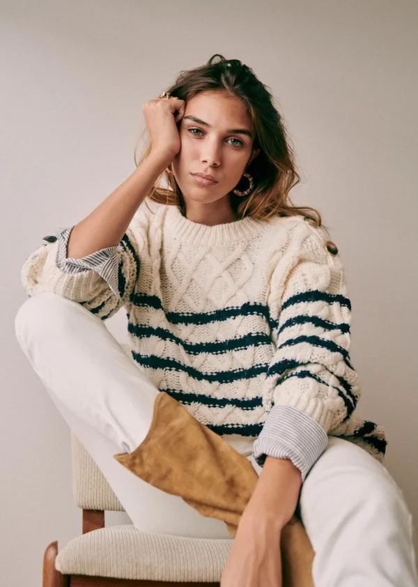 Sezane Pullover James< Strickwaren