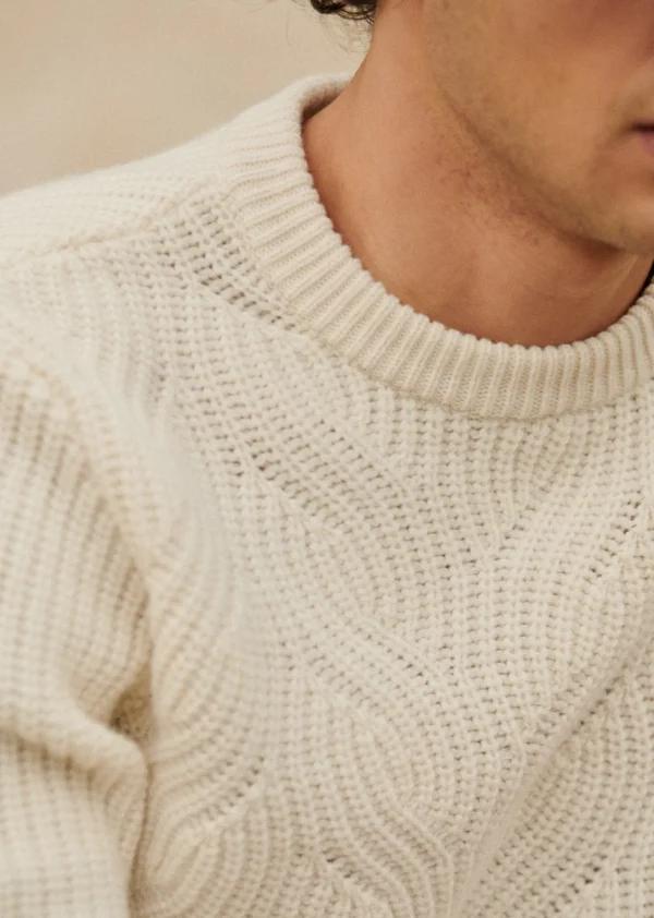 Sezane Pullover Leafy< Wollpullover