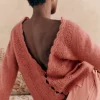 Sezane Pullover Marylis - Rosa Schöpfung< Strickwaren
