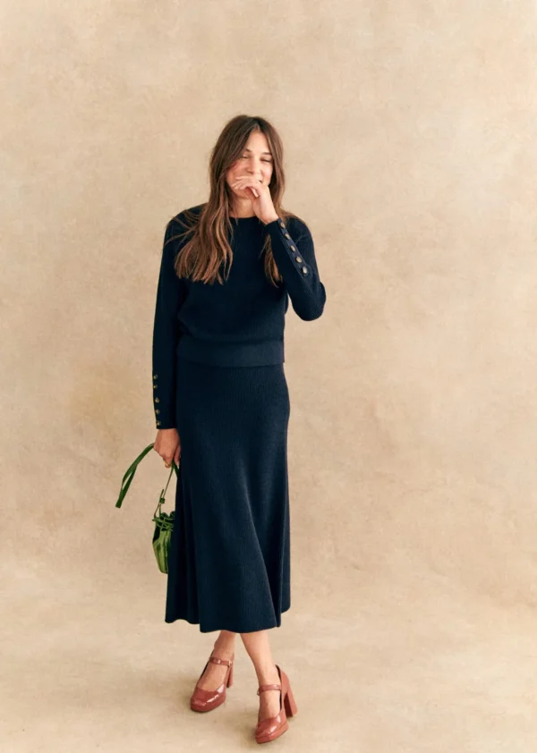 Sezane Pullover Sami< Strickwaren